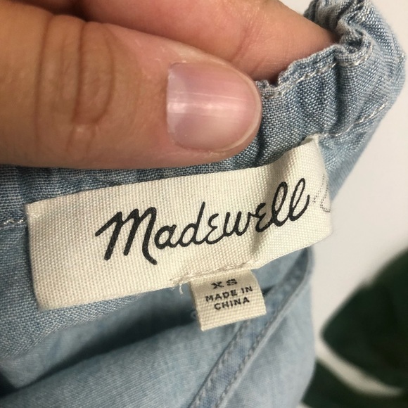 Madewell Chambray Cami - Picture 7 of 8